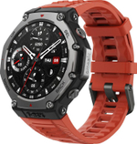 Смарт-часы AMAZFIT T-Rex 3 A2323,  48.5мм,  1.5",  красный/темно-серый