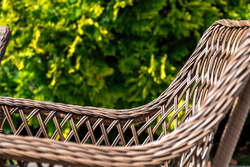 "Латте" плетеное кресло из искусственного ротанга, цвет коричневый