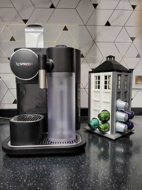 Домик-держатель кофейных капсул "Ежик"