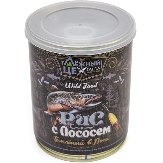 Рис с дикой Уткой, черносливом и нутом томлёный в печи 340г.