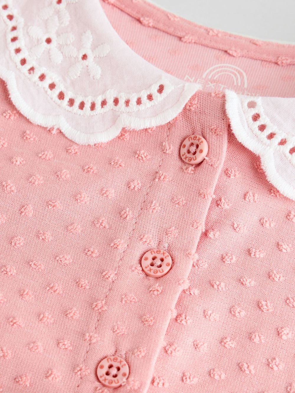 Платье для девочки Next AA8-198, 2 шт., Розовый, Белый