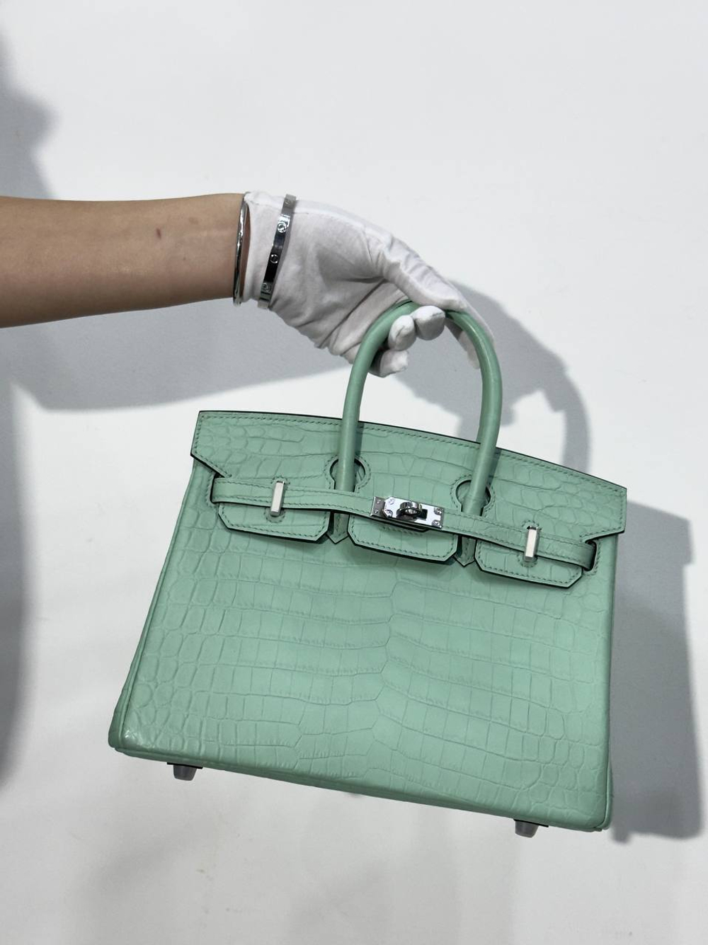 Сумка Hermes из кожи крокодила 25 см, арт. 466224737