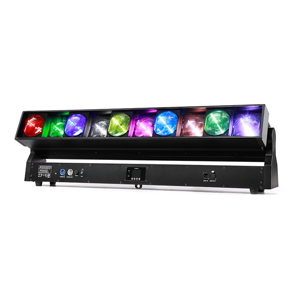 10x60W RGBW LED Zoom Moving Bar Light