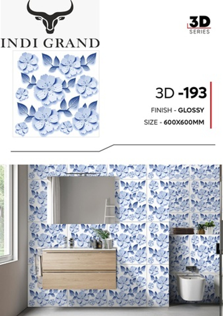 Керамогранит 3D 60х60 glossy - 193