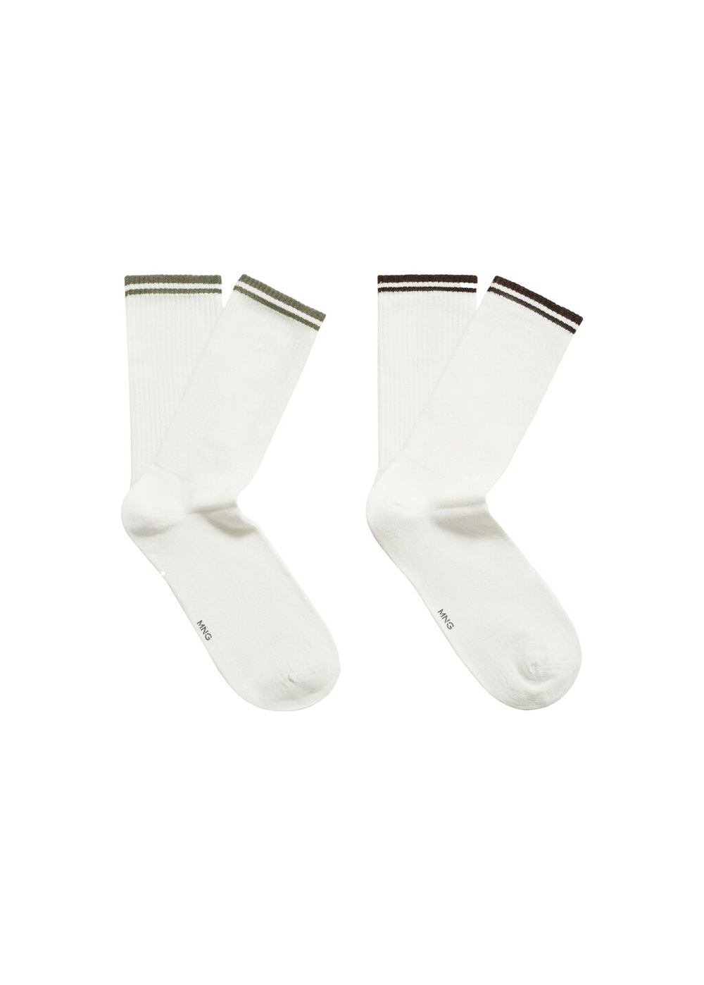 Две пары носков в полоску