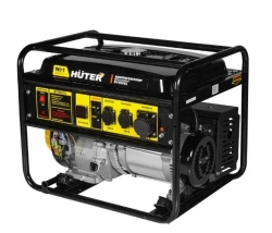 Электрогенератор DY9500L Huter (17 л.с., 7,5 кВт, 220 В, бак 25 л, бензин АИ-92, 77 кг) Портативный бензогенератор