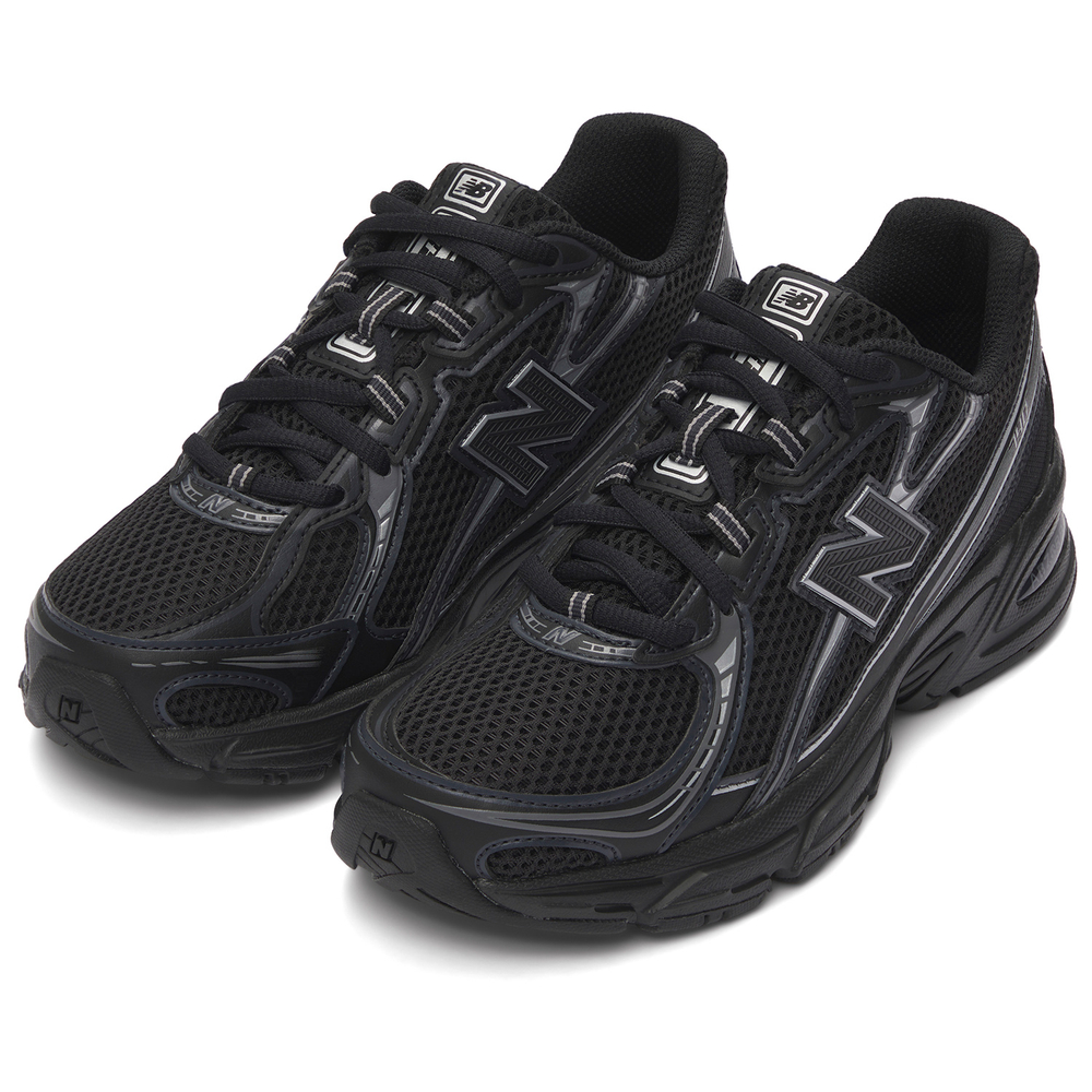New Balance NB 740 V2 Soft Comfortable Wear Resistant Breathable Low Top Running Shoes Unisex Black