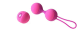 Комплект взаимозаменяемых шариков Stella ll Double Kegel Ball Set (Цвет: фуксия, розовый)