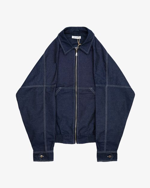 Куртка One Two Zip-Up Shirt Jacket Denim Dark Blue