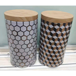 Банка для продуктов металлическая «Geometry» 1800мл 11*19см