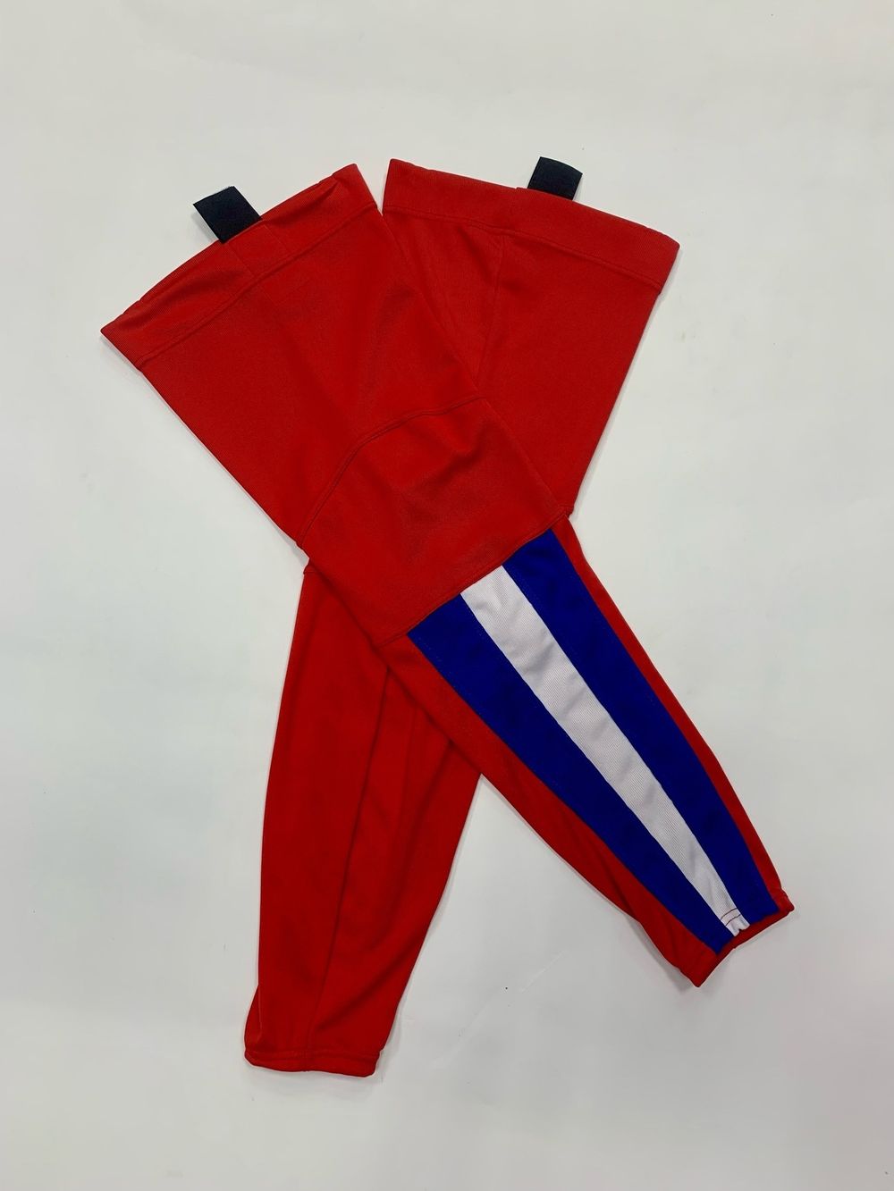 Гамаши (красно-сине-белые вертик)