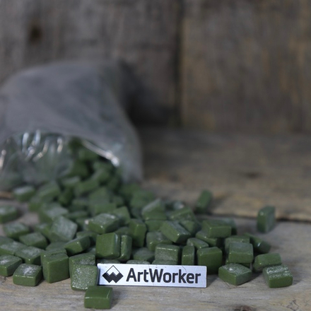 FLORY12 AW018 Стеклянная мозаика 12х12 мм 0,5 кг