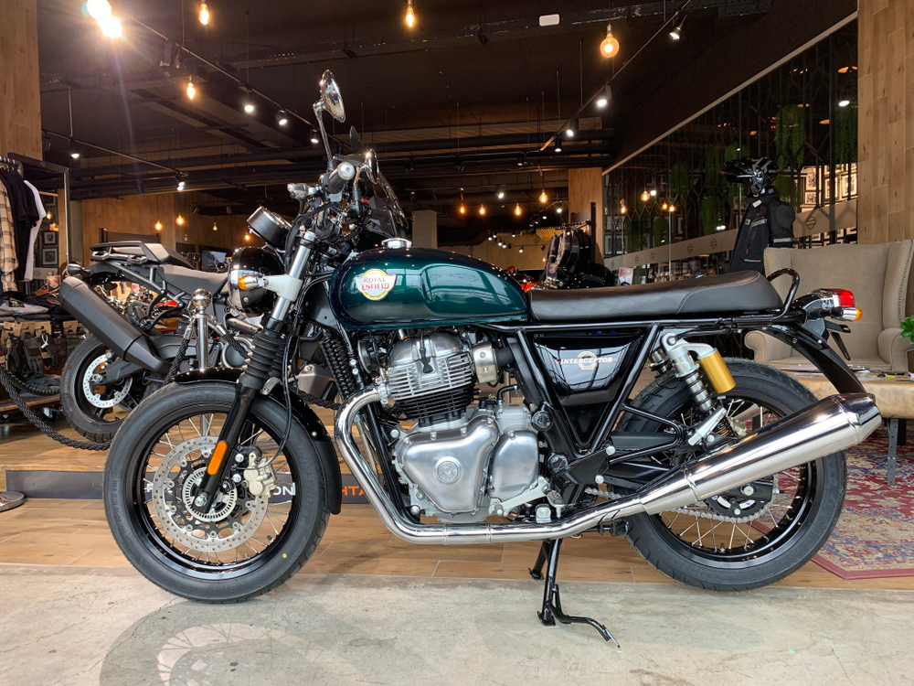 Royal Enfield Interceptor 650 Cali Green (Standard / Single tone)