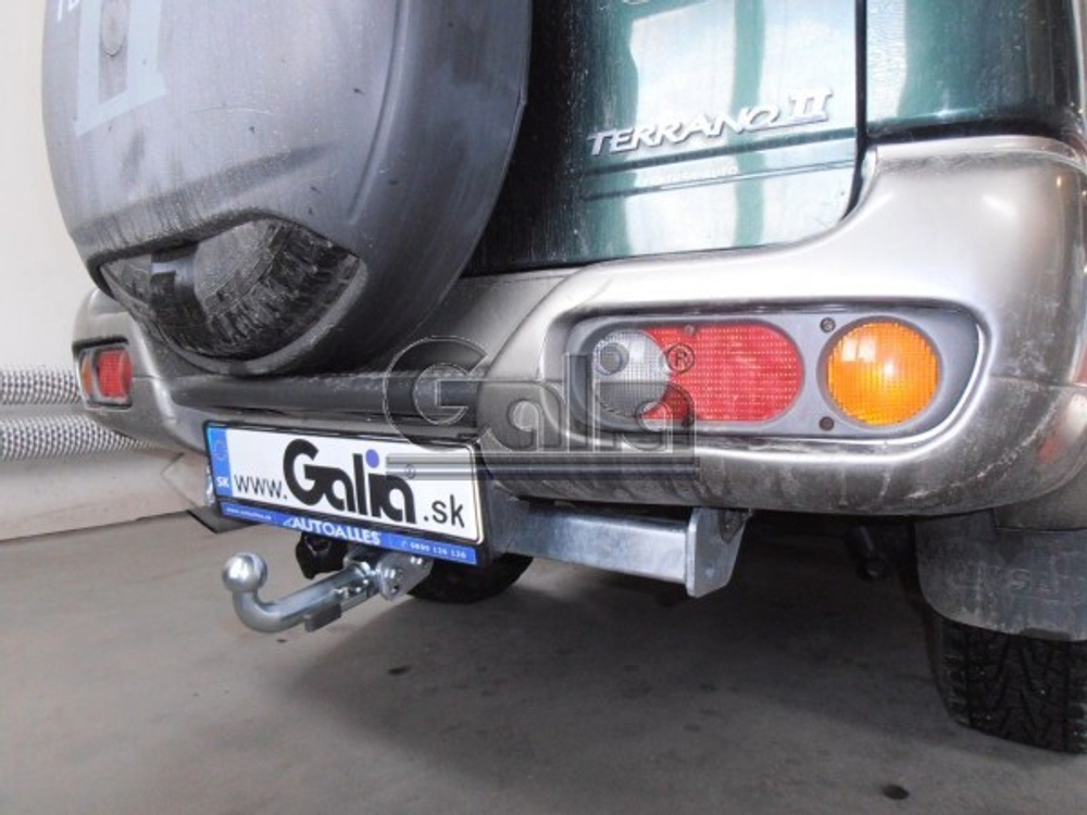 Фаркоп оцинкованный Galia N027A для Ford Maverick 1993-2000, Nissan Terrano 1993-2002(паспорт и сертификат в комплекте)(без электрики)
