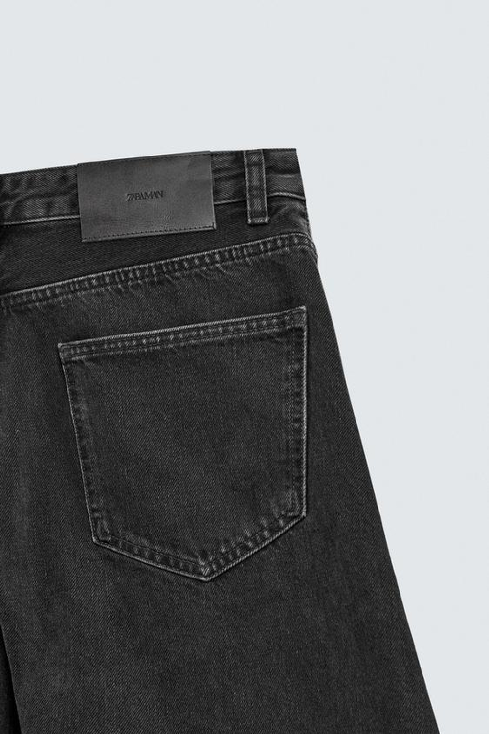 ZARA ДЖИНСЫ RELAXED BARREL FIT, УГОЛЬНЫЙ