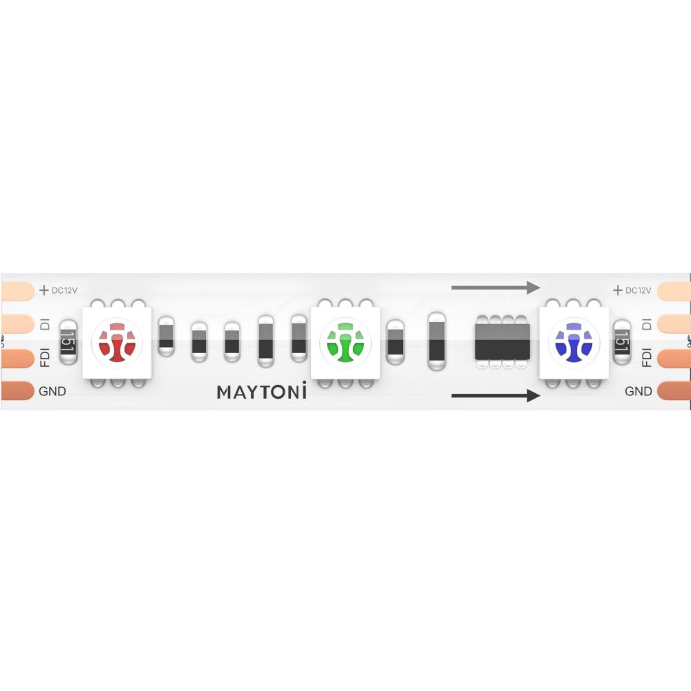 Светодиодная лента Ultra 14,4 Вт/м RGB 12V IP67 Maytoni SPI 201244