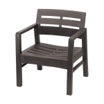 Кресло РЕЙКИ коричневый ротанг