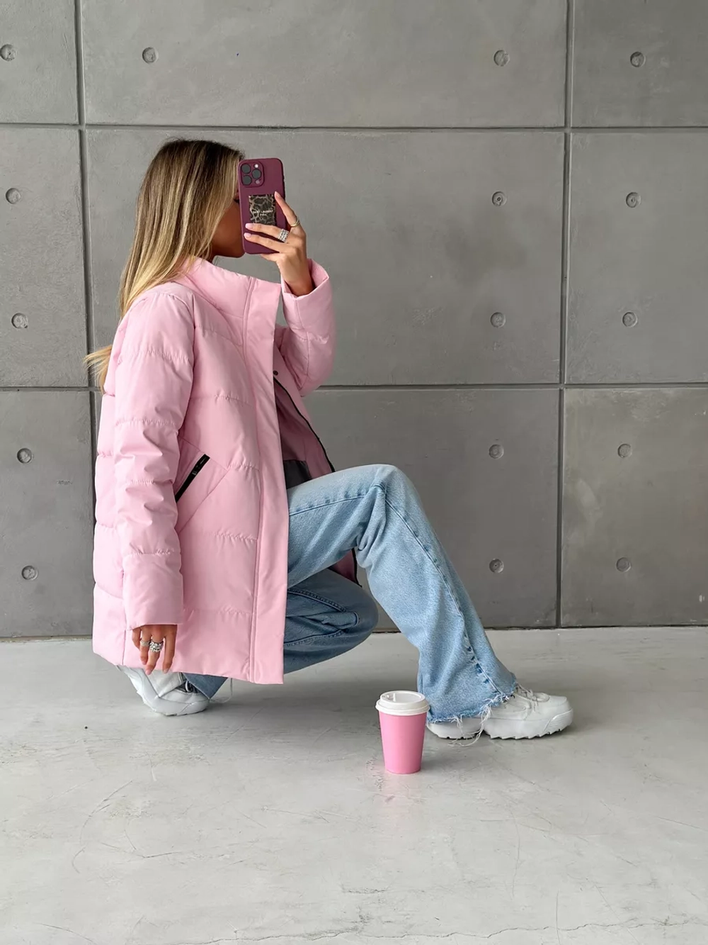 Осенняя куртка с капюшоном