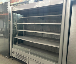 Горка холодильная Brandford 1900мм Графит/Серая (открытая)