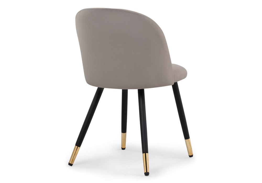 Стул на металлокаркасе Gabi latte / black / gold