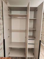 шкаф для одежды распашной Чарли №25, 120х55х220 см , цвет кашемир