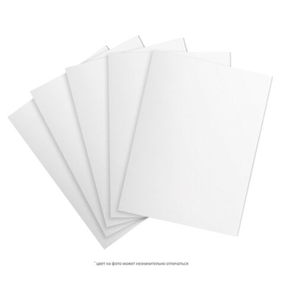 Пенокартон 5 мм, А3, 30 х 40 см, матовый, белый, НАБОР 5 листов, BRAUBERG, 112468