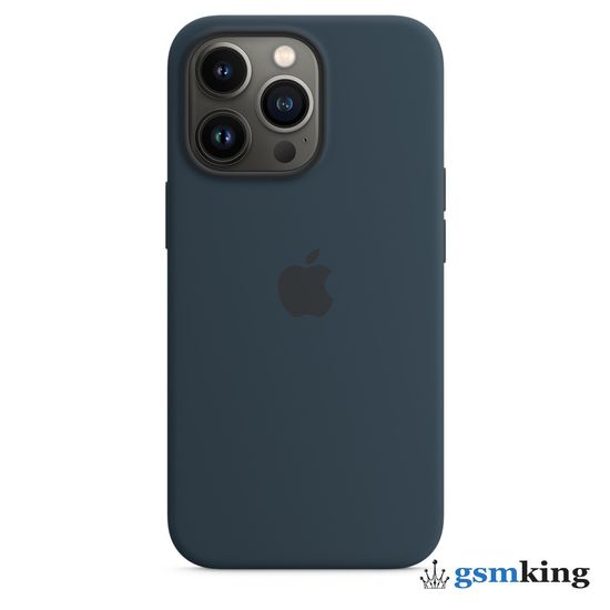 Apple Silicone Case with MagSafe iPhone 13 Pro Abyss Blue «Синий омут» MM2J3ZE/A
