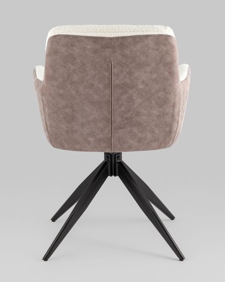 Стул вращающийся Wick молочный тэдди