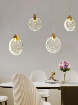 Хрустальная люстра; Люстра подвесная; светодиодный LED 3 режима освещения (3000-6500 К);