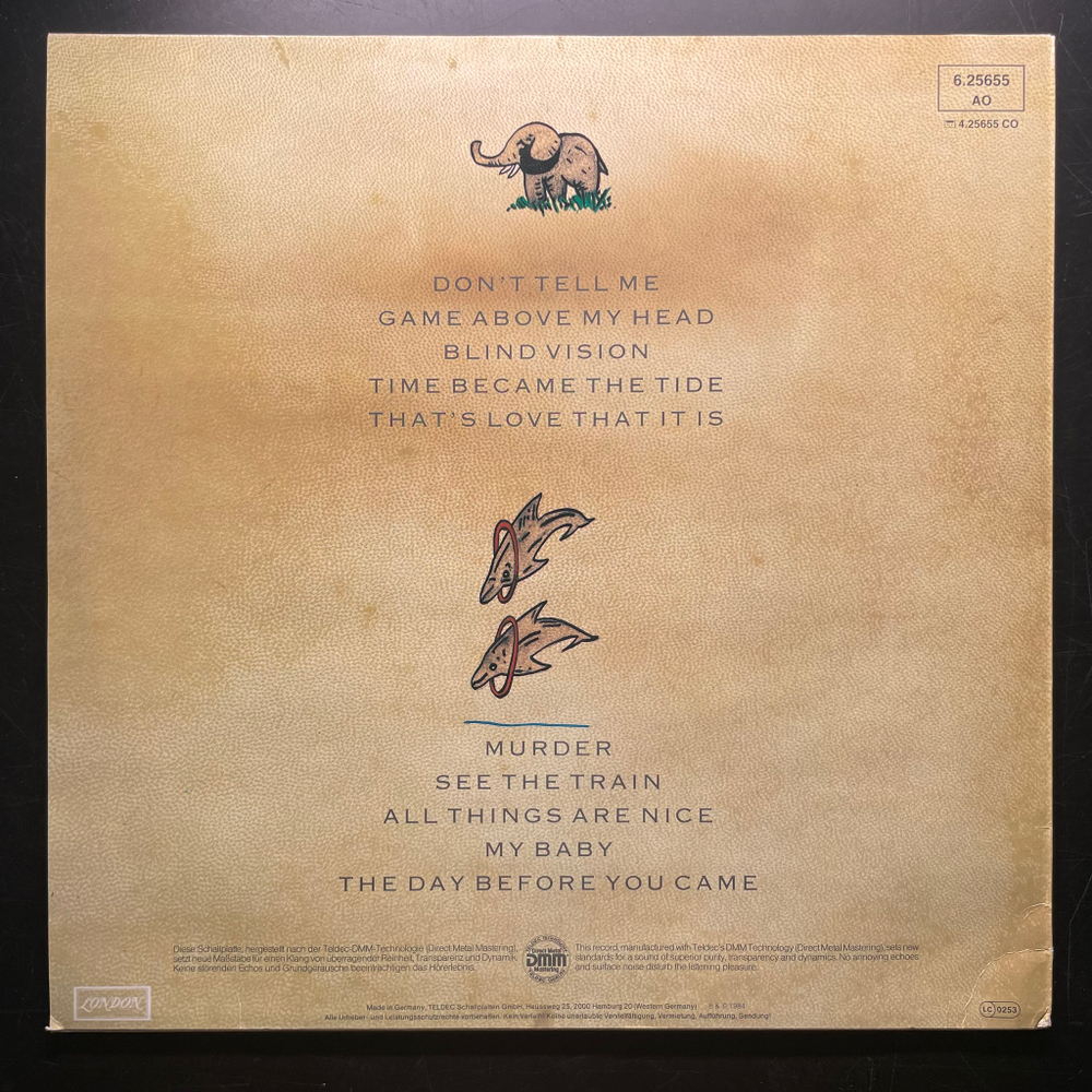 Blancmange ‎– Mange Tout (Германия 1984г.)