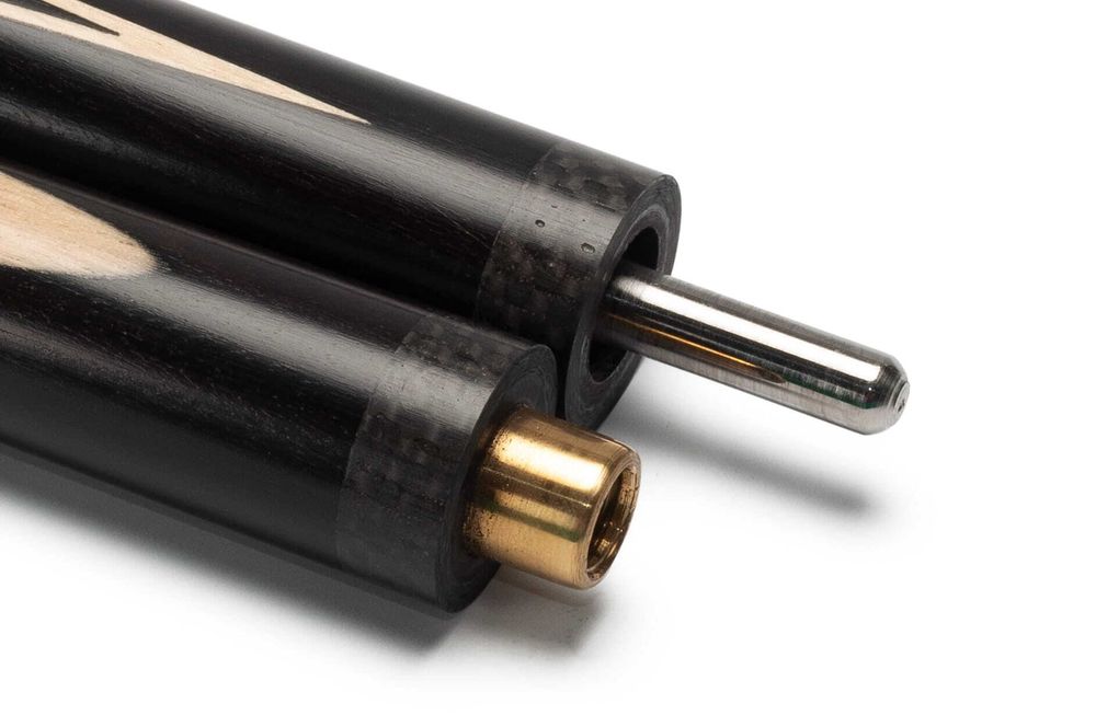 Кий Классика 14 запилов, Черный граб, Граб (150 см) (С. Дроздов)