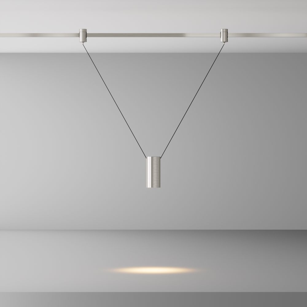 Трековый однофазный магнитный светодиодный светильник Maytoni Flarity   TR157-1-12W3K-PT