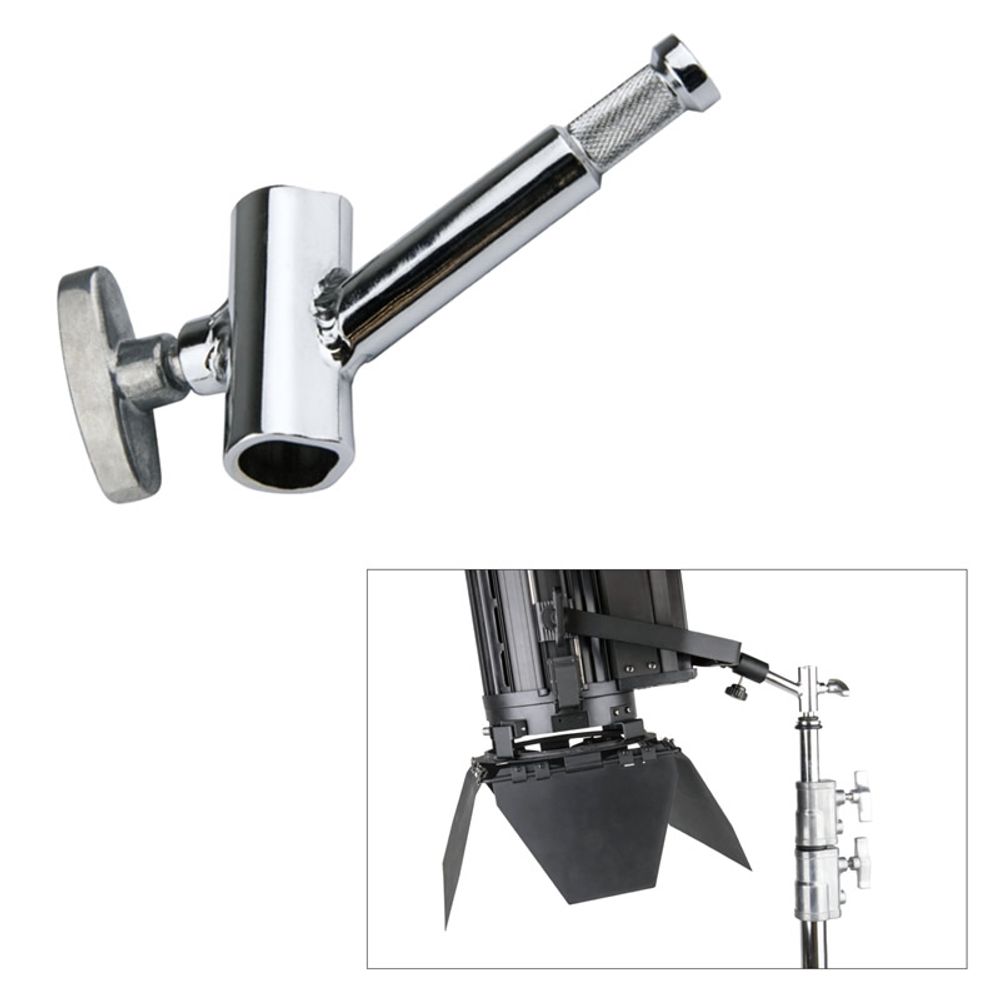 KUPO KS-147 5/8" Receiver to cheater baby pin (cheater adapter) Адаптер угловой