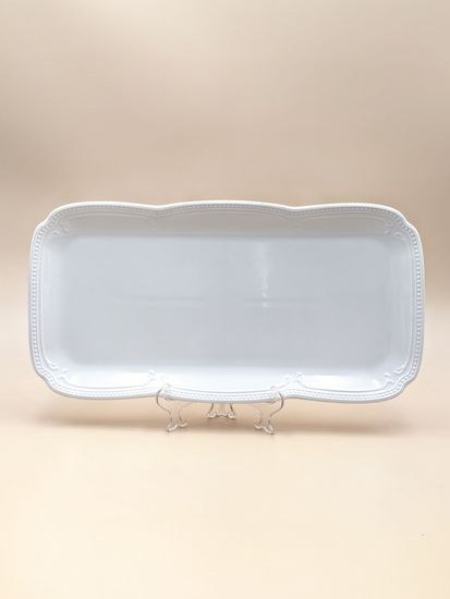 Блюдо прямоугольное 35,5х18 см. набор 3 шт. "White Ornaments"