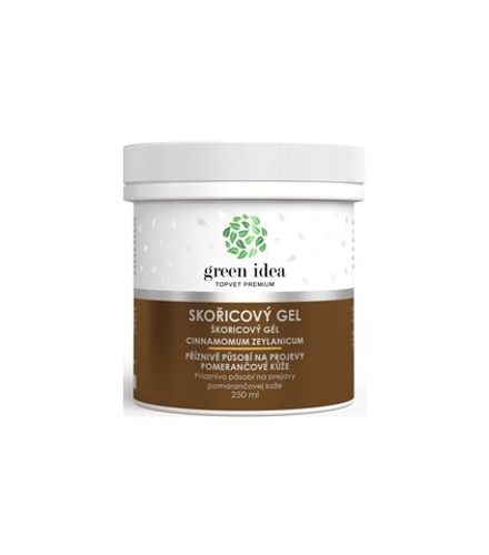 Green Idea  Massage gel Cinnamon - антицеллюлитный массажный гель /   250  ml  / GTIN 8594060112824