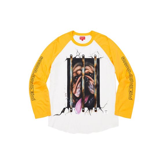 Supreme SS20 Week 11 Dog Raglan L/S Top T