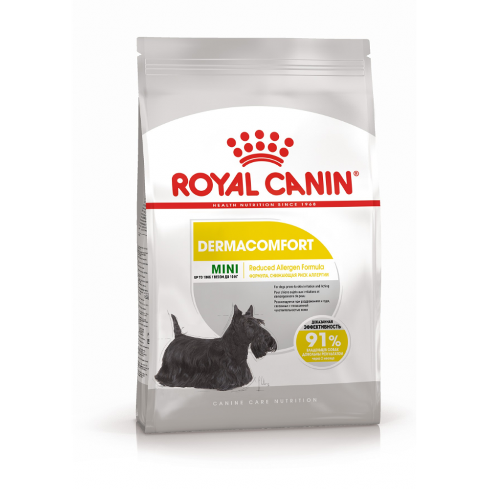 Royal Canin Mini Dermacomfort Корм сухой для взрослых собак мелких размеров 3кг