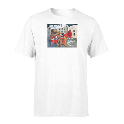 Футболка "А ну выходи! Будем дружить!."