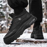 CHENGSHILUOTUO Elderly Insulated Shoes Men"s