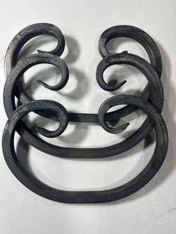 Кованый элемент Вензель 130х230мм квадрат полнотелый 10х10мм