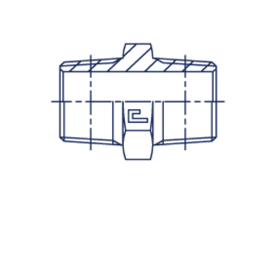 Соединение P BSPT 1/2 - BSPT 1/4