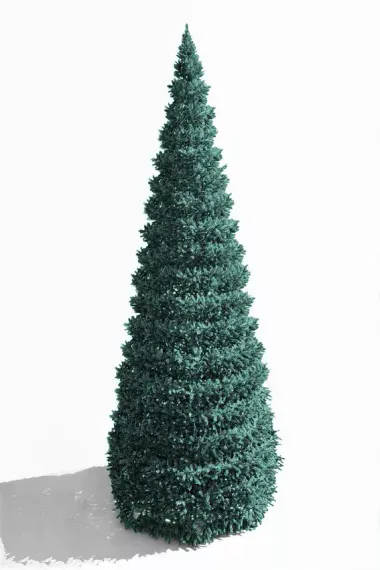 Уличная елка Евро-2 изумрудная 27 м., каркасная, ПВХ, Green Trees (GT27EVPVCBL)