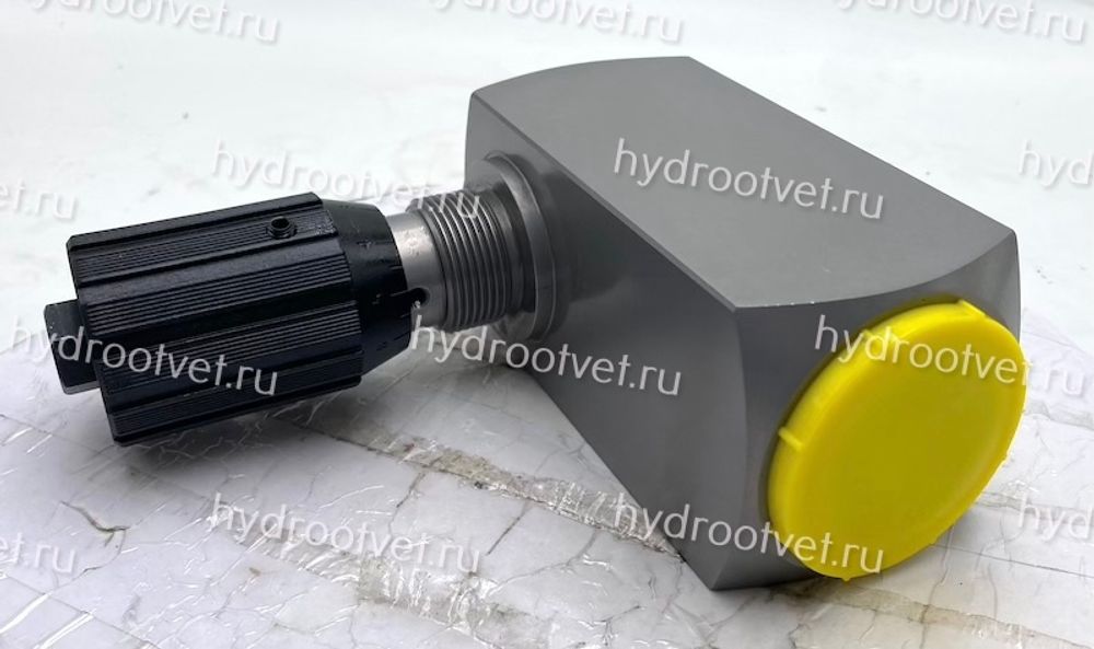 DRV30-1-10/V - Дроссель трубного монтажа c рукояткой, G11/2, обратный клапан - есть