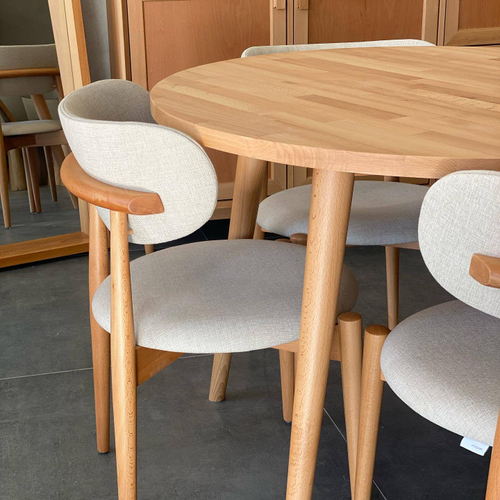 Круглый кухонный стол из массива дуба - RETRO