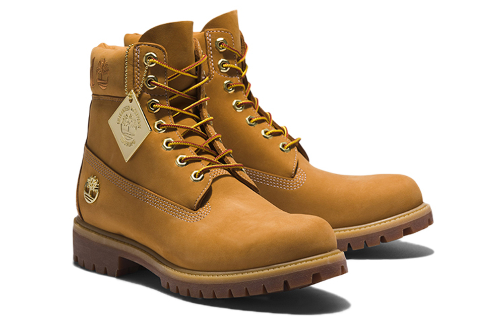 Timberland 6 Inch Premium Waterproof Boots "Wheat Nubuck"