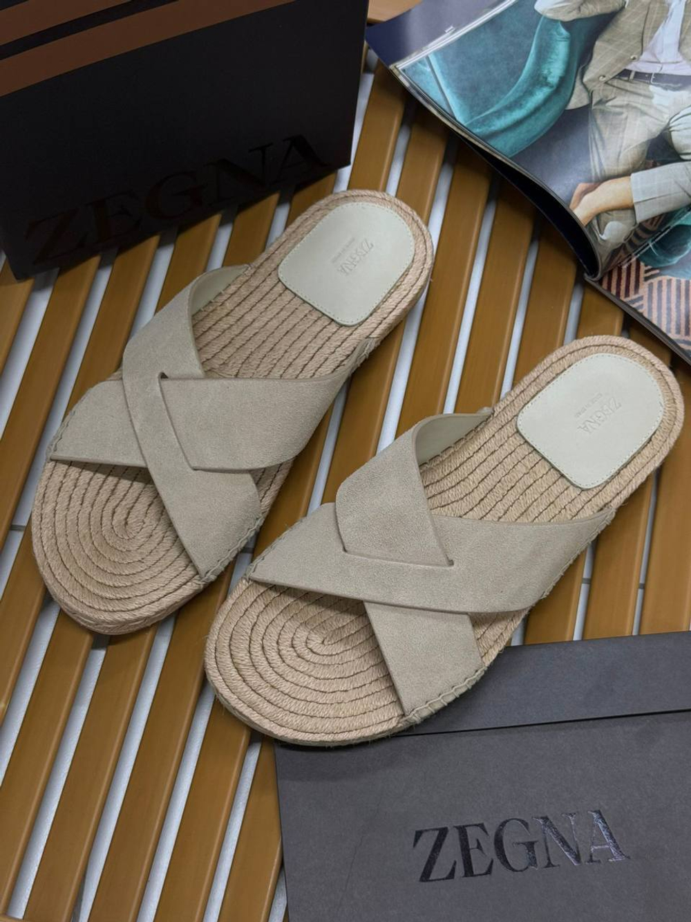 Шлепанцы Zegna