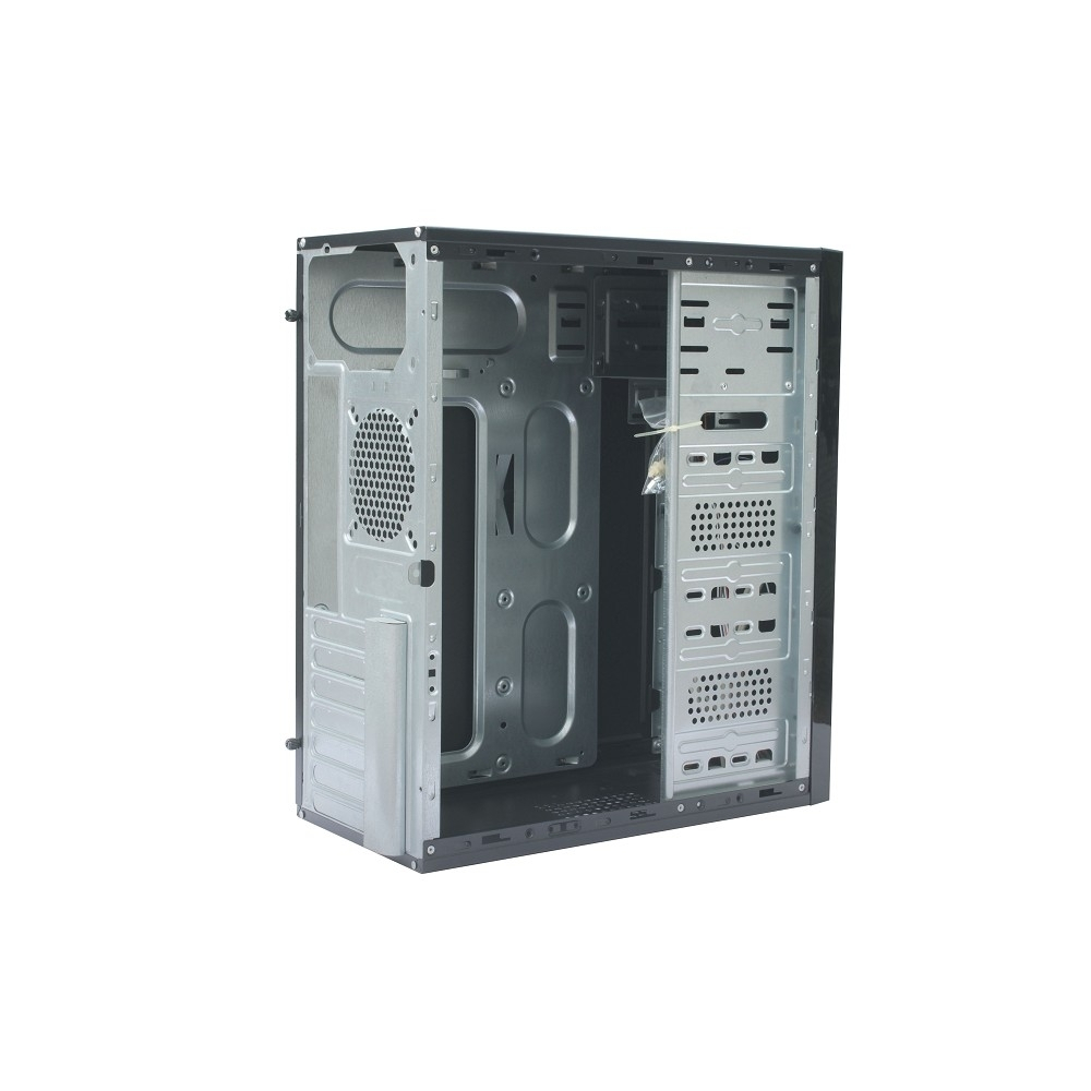 PowerCool S1007BK-U3-NP {Тип: Midi-Tower, цвет: черный, форм-фактор: ATX, mATX, вентилятор: 120 мм, размеры: 175 x 407 x 362 мм, дополнительно: USB x2, наушники, микрофон}