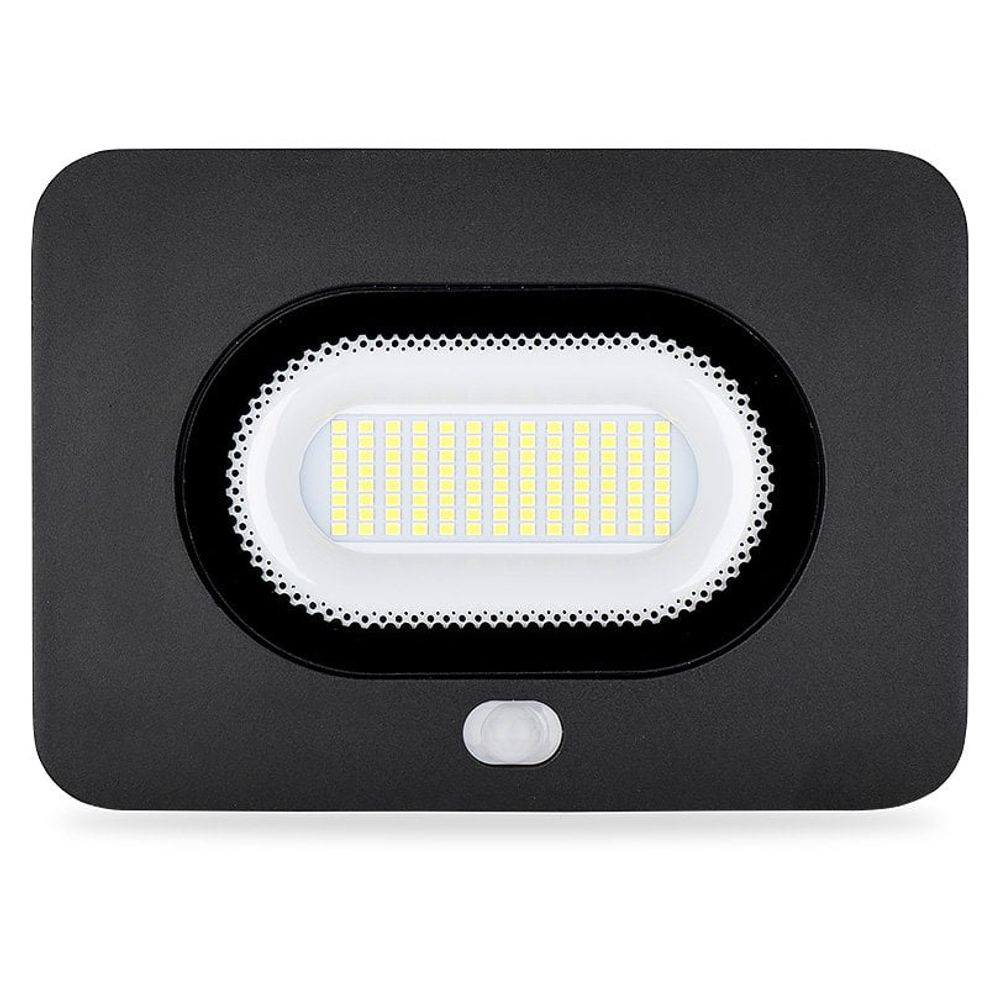 Светодиодный прожектор Wolta WFL-50W/05s 5500K 50 Вт LED IP65 4000 Лм с датчиком движения