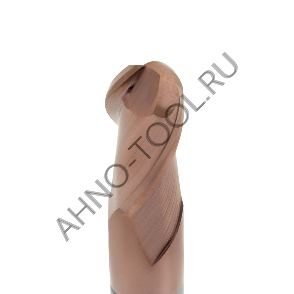 Фреза монолитная твердосплавная BRGM-2B-R3.5 HRC55 AHNO