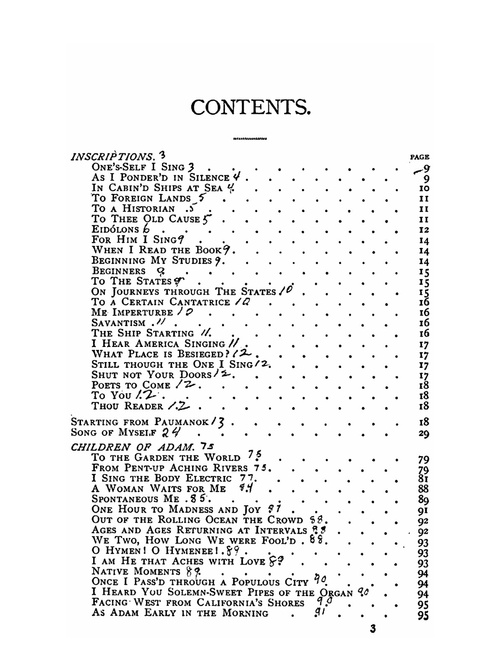 Leaves of Grass. Including Sands at Seventy, Good Bye My Fancy, A Backward Glance O'er Travel'd Roads | Whitman Walt